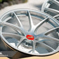 BBS RI-A 18x10 +25 / 18x11 +37 5x120 Diamond Silver (Set of 4)