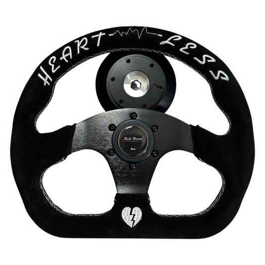 Quadro Style Steering Wheel + Short Hub Adapter Kit For Mustang Focus Fiesta Mazda