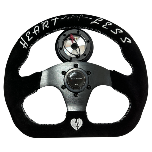Suede Steering Wheel + Short Hub Adapter Kit For Acura Honda Accord Civic EK CR-Z Integra Prelude RSX S2000