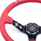 SPDZ1 “The Ninja” (Red) Steering Wheel – Deep Dish