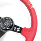 SPDZ1 “The Ninja” (Red) Steering Wheel – Deep Dish
