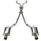 Invidia Q300 Single Layer Titanium Tip Cat Back Exhaust Infiniti G35/G37/G37x Sedan 2007-2013 | HS07IG4G3T