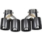 BMW 2/3/4 Series G42 G20/G21 G23 Carbon Fiber Dual Muffler Tips (2019+)