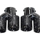 BMW 2/3/4 Series G42 G20/G21 G23 Forged Carbon Fiber Dual Muffler Tips (2019+)