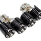 BMW 2/3/4 Series G42 G20/G21 G23 Forged Carbon Fiber Dual Muffler Tips (2019+)