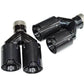 BMW M Power Universal Fit Carbon Fiber Dual Muffler Tips