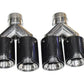 BMW M Power Universal Fit Carbon Fiber Dual Muffler Tips