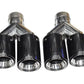BMW M Power Universal Fit Carbon Fiber Dual Muffler Tips