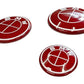 BMW Roundel Emblem Covers - Full Carbon Fiber Red and White Style