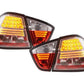 BMW 3-Series E90 Sedan OE Style Chrome LED Taillights(2005-2008)