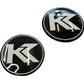 BMW Roundel Emblem Covers - Full Carbon Fiber K2 Style