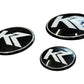 BMW Roundel Emblem Covers - Full Carbon Fiber K2 Style