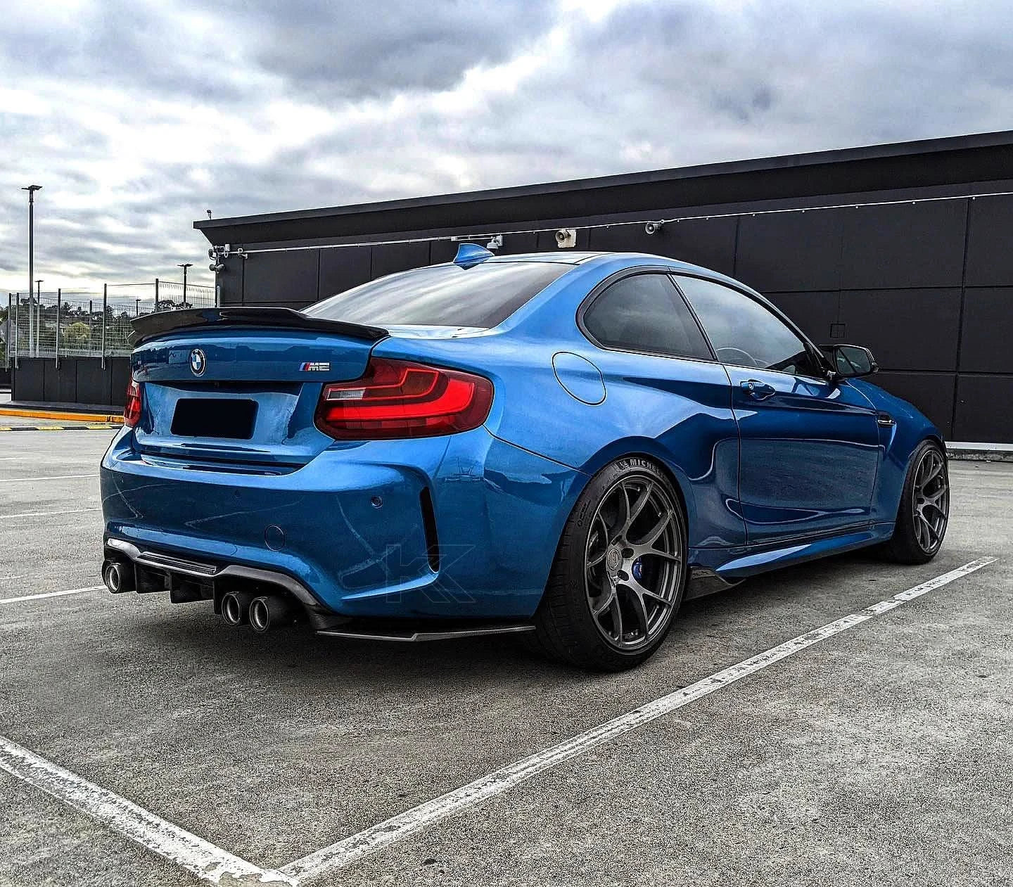 BMW 2 Series M2 F87 MTC Design Carbon Fiber Diffuser (2014 - 2021)