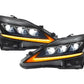 Lexus IS250/IS250C/IS350/IS220d & ISF(XE20) Black Matrix Projector Headlights (2006-2014)
