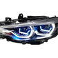 BMW 4 Series F32, F33, F82, F36, F83 M4 and F80 M3 "X Laser Style" LED Headlights (2014-2020)