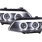 BMW X5 E53 CCFL Black Angel Eyes LED Headlights (2003-2006)