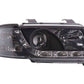 Audi A4 (B5 8D) Black LED Headlights with Daytime Running Lights (1999-2001) - With R87 approval