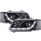 Audi A4 (B5 8D) Black LED Headlights with Daytime Running Lights (1999-2001) - With R87 approval