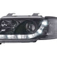 Audi A4 (B5 8D) Black LED Headlights with Daytime Running Lights (1999-2001) - With R87 approval