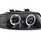 Audi A4 (B6 8E) Black Angel Eyes Headlight Set (2001-2004)