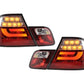 BMW 3-series E46 Coupe Red LED LightBar Taillights Set (2003-2007)