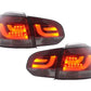 VW Golf Mk6 GTI LED Bar Red/Smoked Tail Lights V1 (2008-2014)