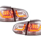 VW Golf Mk6 GTI LED Clear Tail Lights V2 (2008-2014)
