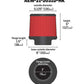 AEM Induction DryFlow Air Filter AIP21-2031D-HK