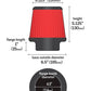 AEM Induction DryFlow Air Filter 4.5in X 5-1/8in AIP21-206DK