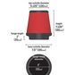 AEM Induction DryFlow Air Filter AIP21-2097DK