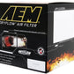AEM Induction AEM Dual 3in Flange 9in L x 6in W Base 7.75in L x 5in W Top 8.1875in Height DryFlow Air Filter 21-2138DK