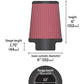 Airaid Universal Air Filter - Cone 3 1/2 x 6 x 4 5/8 x 6 700-450