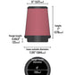 Airaid Universal Air Filter - Cone 6 x 7-1/4 x 5 x 7 700-462