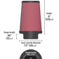 Airaid Universal Air Filter - Cone 6 x 7 1/4 x 5 x 9 700-469