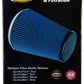 Airaid Universal Air Filter - Cone 4 x 7 x 4 5/8 x 7 w/ Short Flange - Blue SynthaMax 702-458