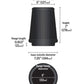 Airaid Universal Air Filter - Cone 6 x 7-1/4 x 5 x 7 702-462