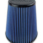 Airaid Universal Air Filter - Cone 4 x 7 x 4 5/8 x 7 w/ Short Flange - Blue SynthaMax 703-458