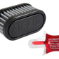 Airaid Rubber Top 1in ID - Push On 4in x 2in Oval OD 2in Tall Breather Filter 771-481