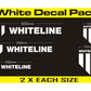 Whiteline Decal Kits