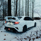 OLM Spec-AR LED Taillights (Clear Lens/Black Base/White Bar) - 2022+ WRX