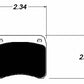 Porterfield Brake Pads for 1967 AUSTIN MINI COOPER