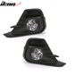 2016-2018 Chevrolet Spark Black Housing Clear Lens Fog Light ABS