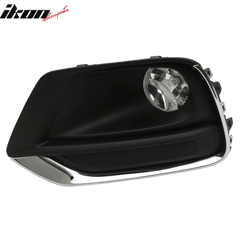 2017-2021 Chevy Trax Fog Light Foglight Kit Fog Lamp w/ Chrome Trim