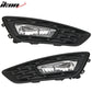 Fits 15-17 Focus Pair Front Fog Light Lamps Bezels - Sport SE Version