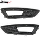 Fits 15-17 Focus Pair Front Fog Light Lamps Bezels - Sport SE Version