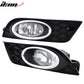 Fits 12-14 Honda Civic 4D & JDM Bumper Jdm Fog Light Lamp Pairs