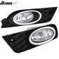 Fits 12-14 Honda Civic 4D & JDM Bumper Jdm Fog Light Lamp Pairs