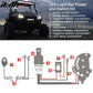 Universal Fog Light Lamp Wiring Harness Kit LED Light Bar Switch Relay
