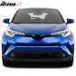 2017-2019 Toyota C-HR Black Housing Clear Lens Fog Lights Kit ABS