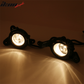 2017-2019 Toyota C-HR Black Housing Clear Lens Fog Lights Kit ABS